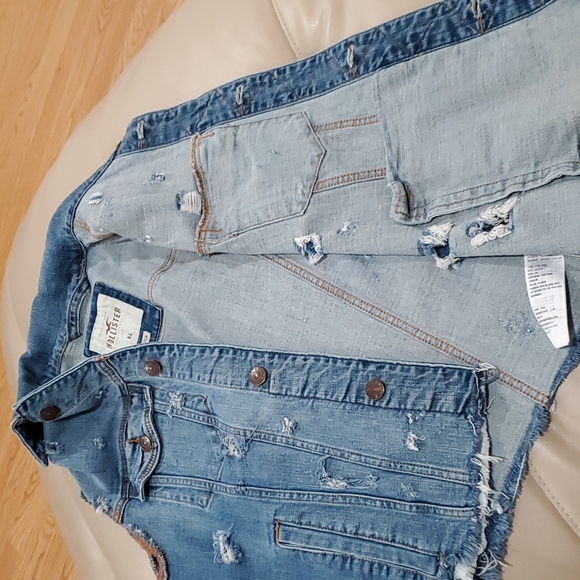 Woman jean vest - Picture 7 of 7